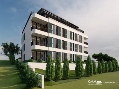 Wohnungen in einem neuen modernen Gebäude in Baosici, 50 m vom Meer entfernt